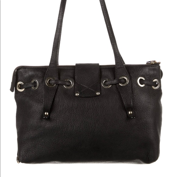 Jimmy Choo Grained Leather Shoulder Bag - Picture 3 of 13